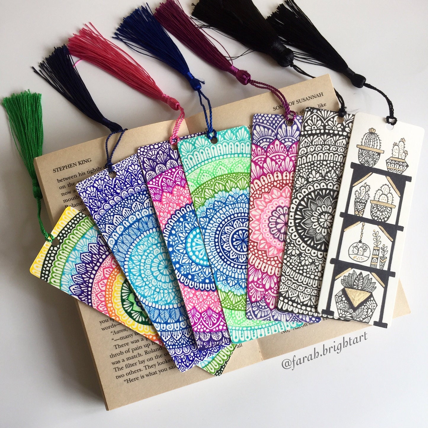 Custom Mandala bookmark