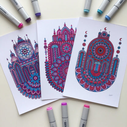 Mandala building prints - artwork prints - hand drawing- wall decoration-prints -wall art - mandala art print - home wall
