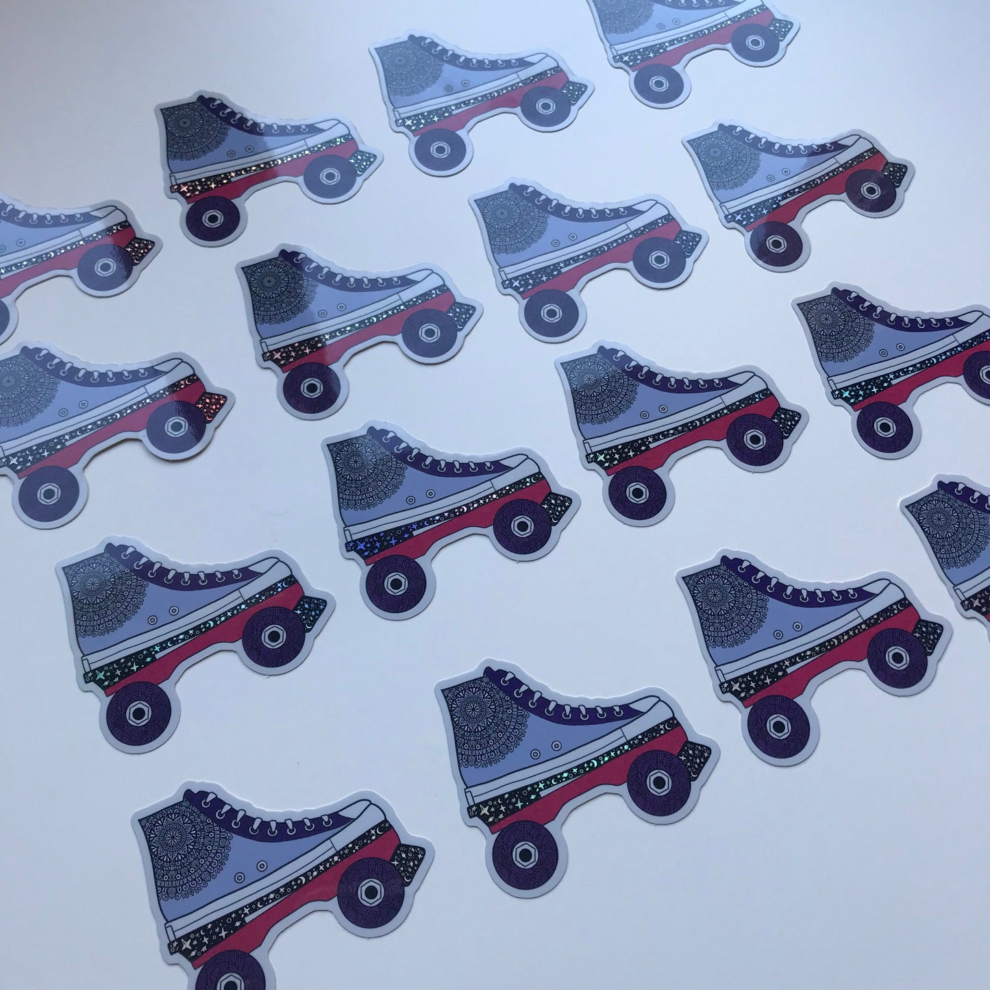zentangle Roller skating sticker
