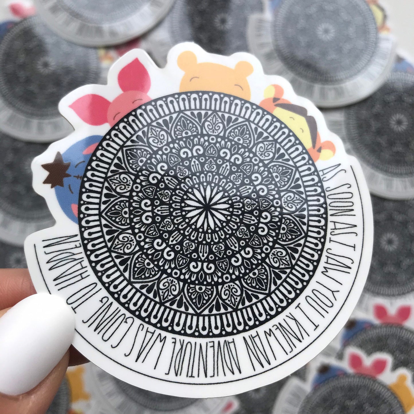 Winnie the Pooh waterproof stickers