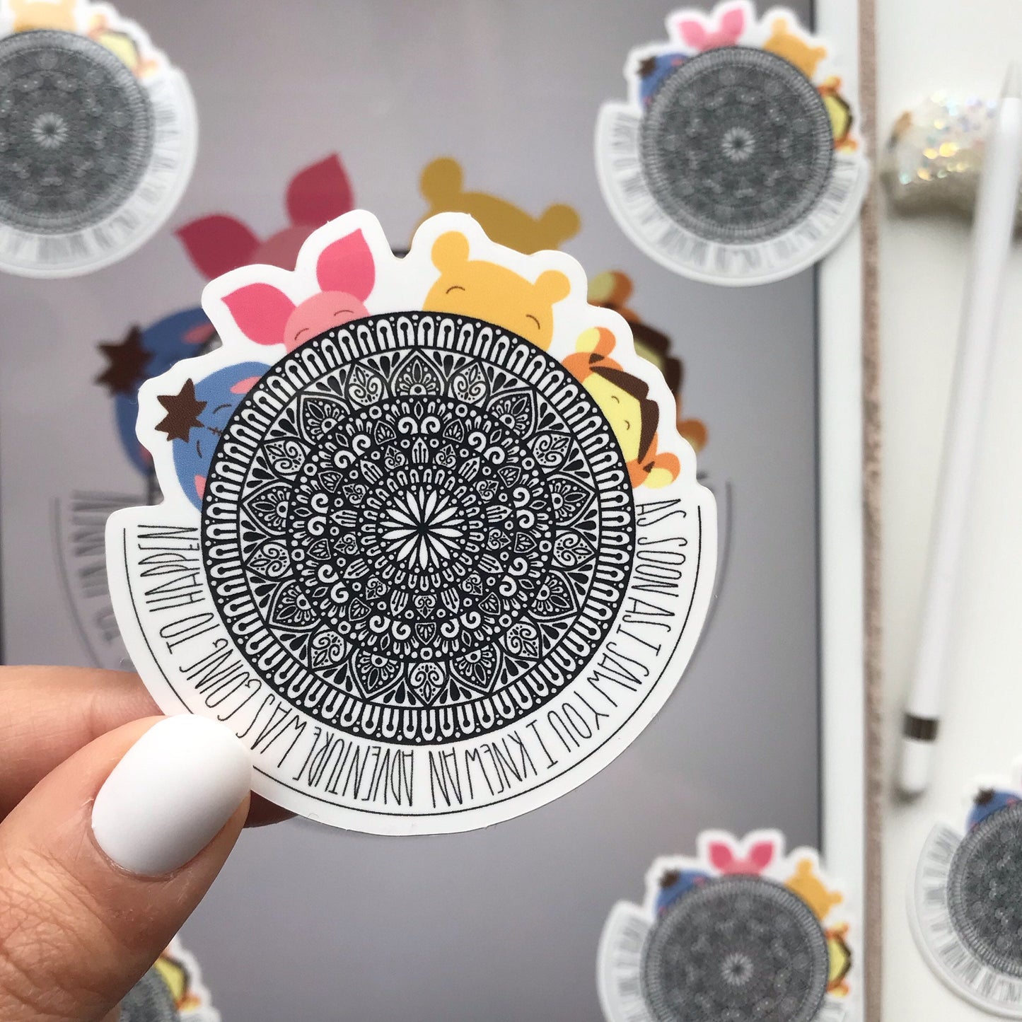 Winnie the Pooh waterproof stickers