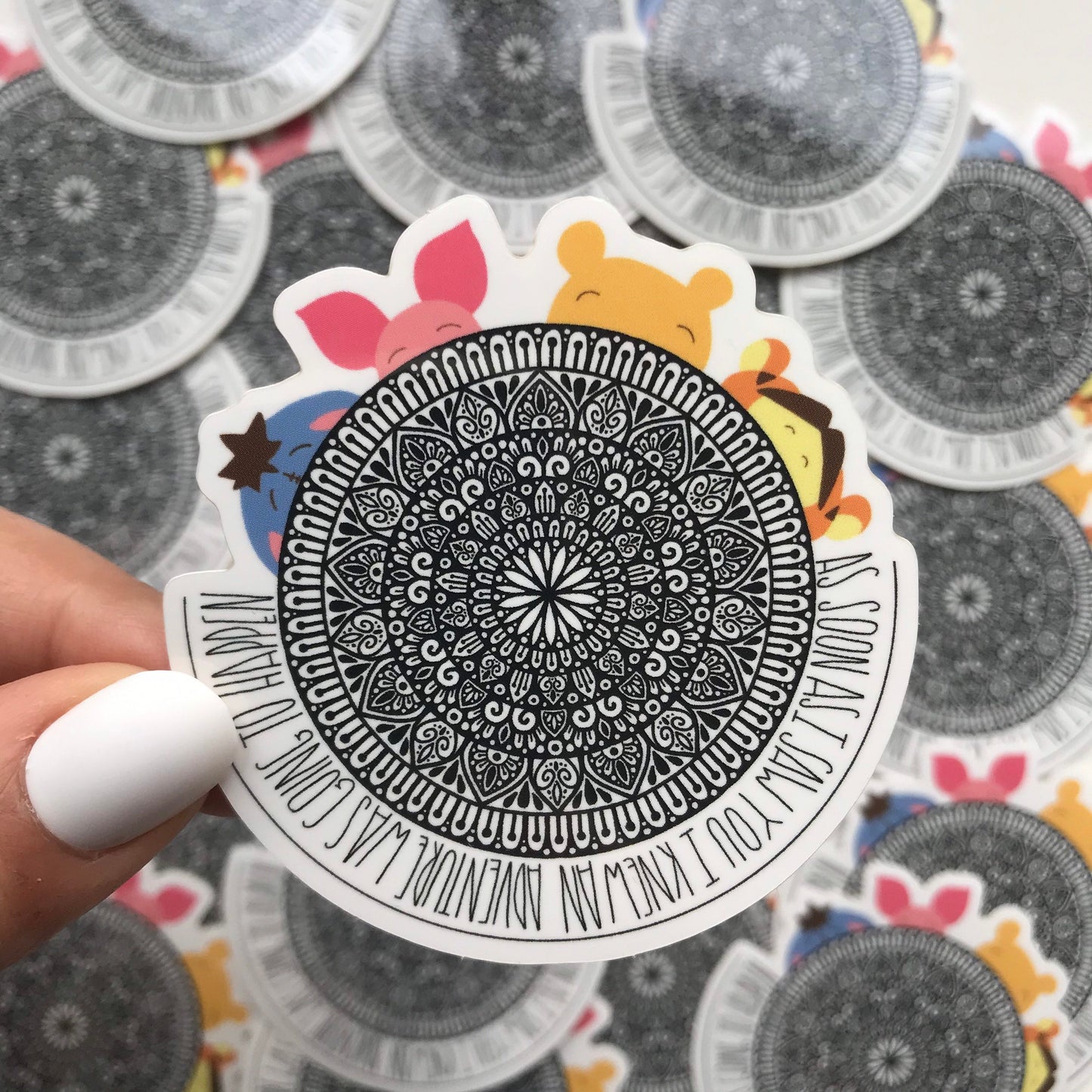 Winnie the Pooh waterproof stickers