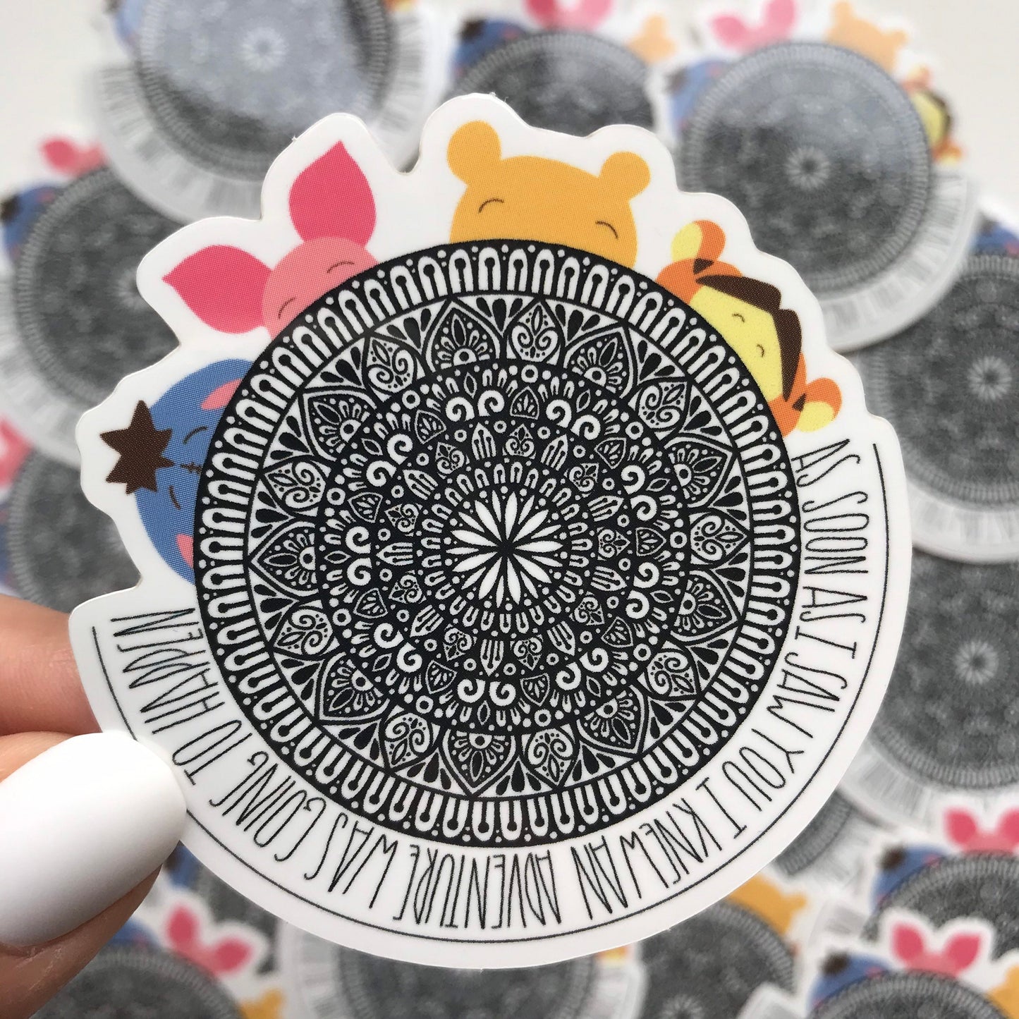 Winnie the Pooh waterproof stickers
