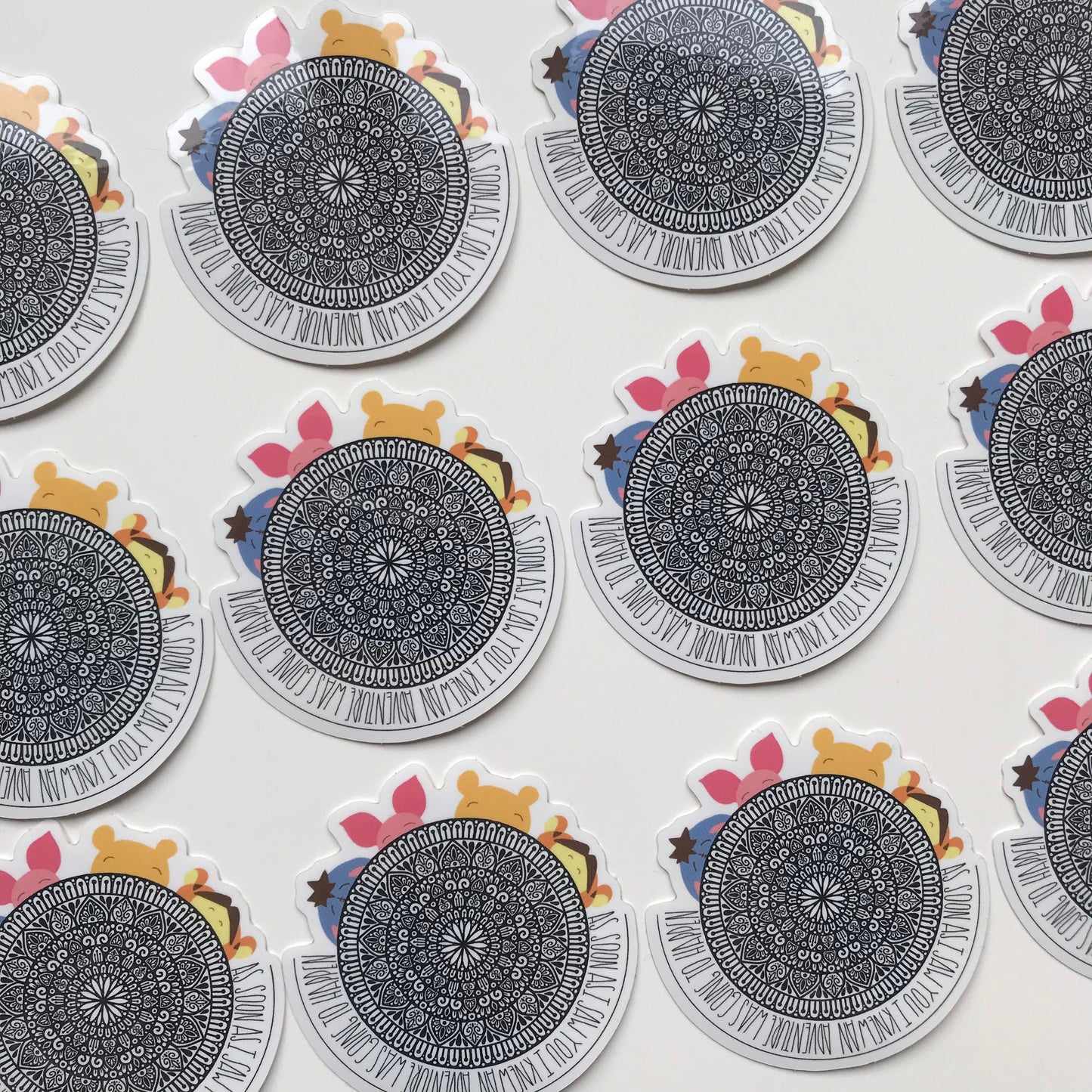 Winnie the Pooh waterproof stickers