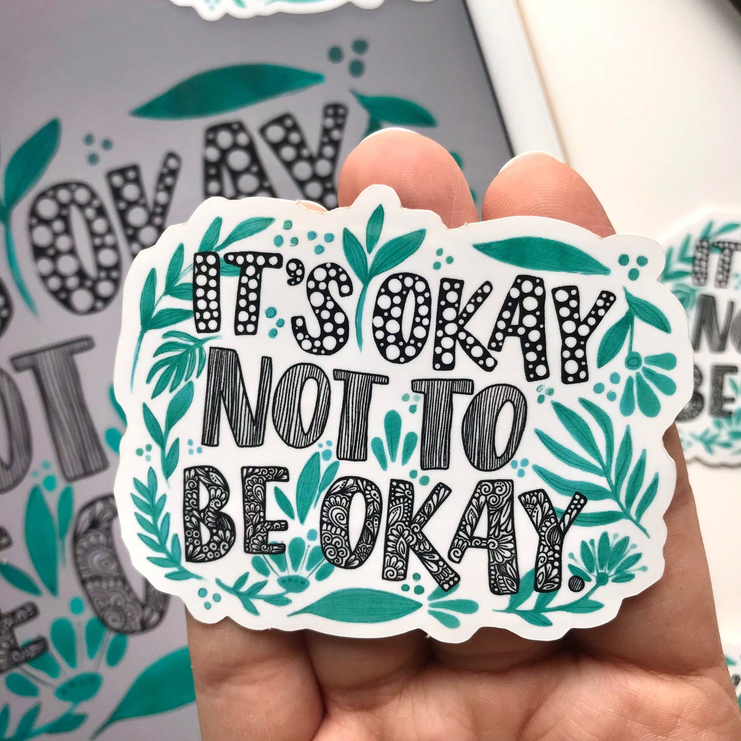 It’s okay not to be okay sticker