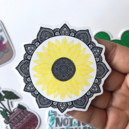 6 Plant stickers pack