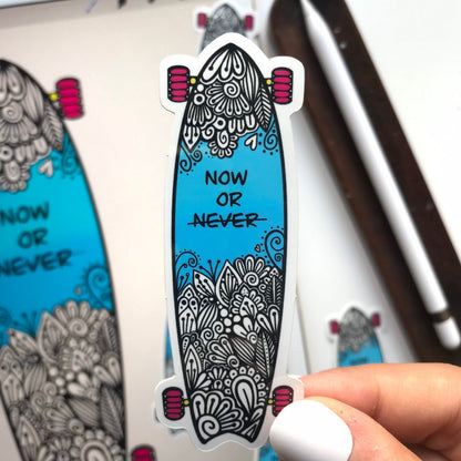 zentangle Skateboard stickers