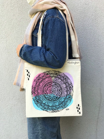 Custom tote bag - hand drawing tote bag - tote bag - custom order - custom gift