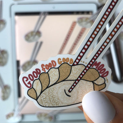 Dumplings mandala stickers