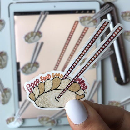 Dumplings mandala stickers