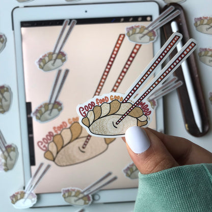 Dumplings mandala stickers