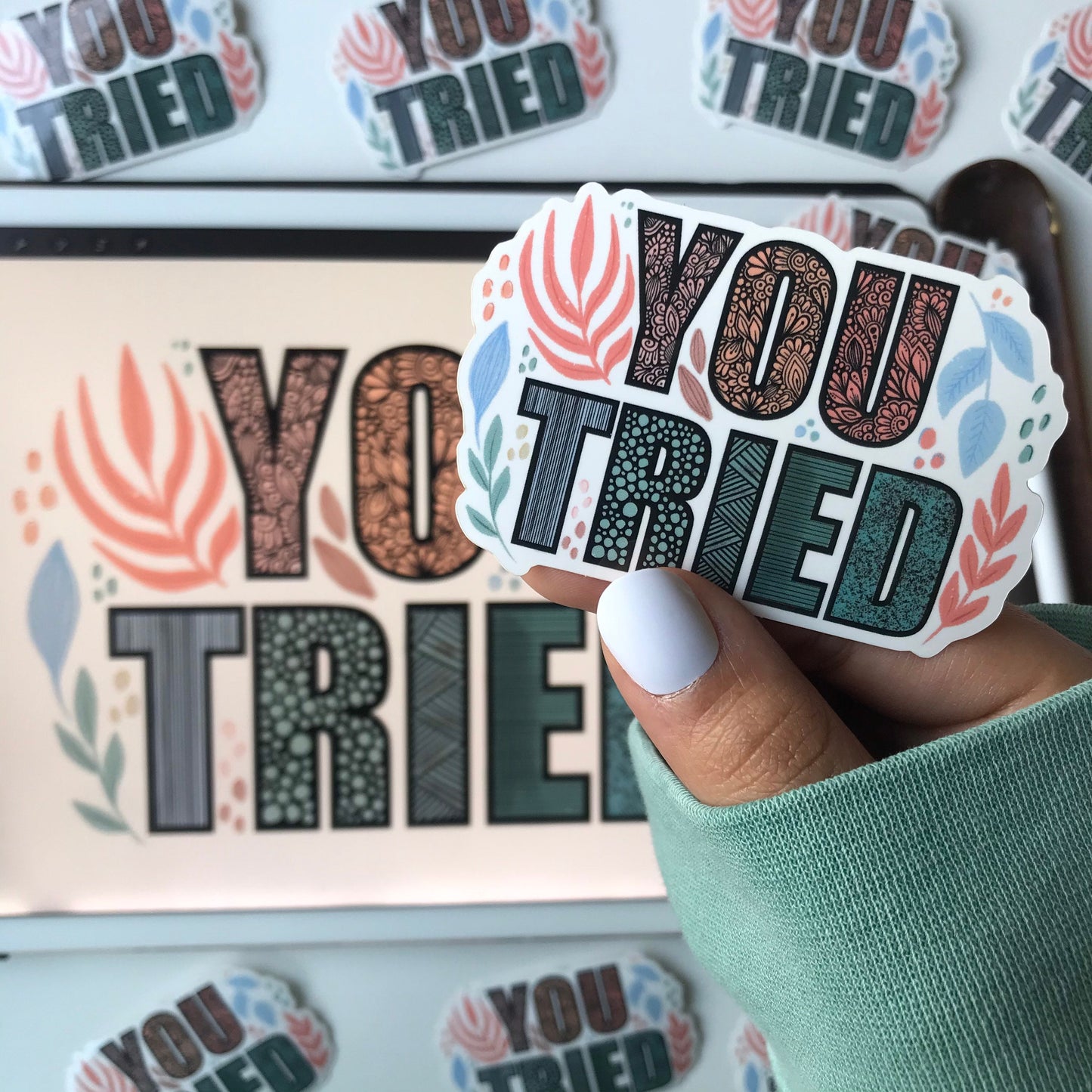 You tried zentangle stickers