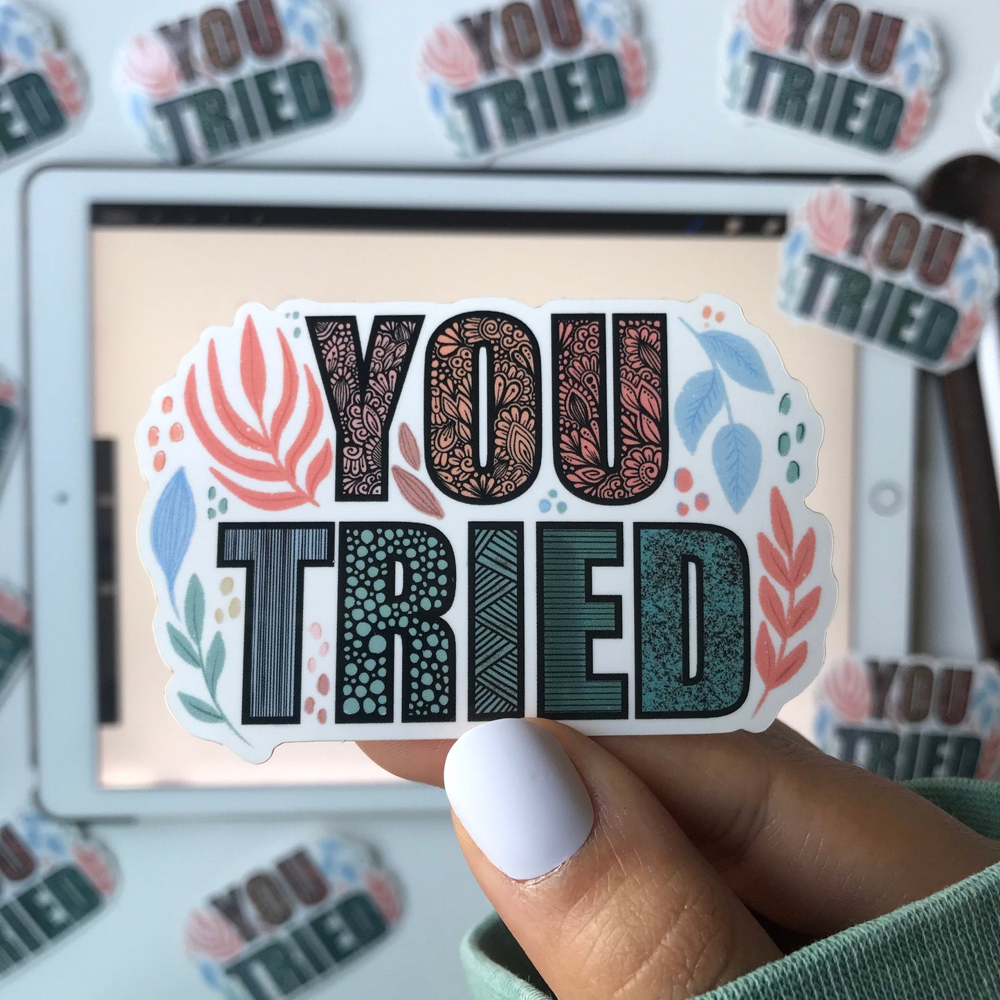 You tried zentangle stickers