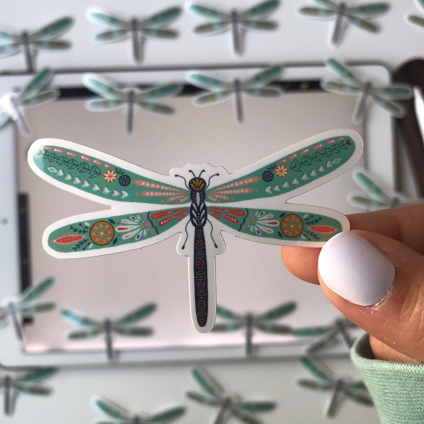 Dragonfly waterproof stickers