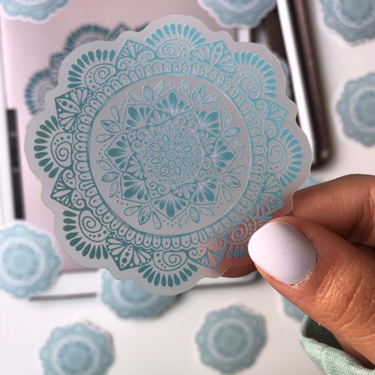 sketch mandala drawing sticker