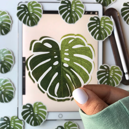 Mandala monstera  stickers