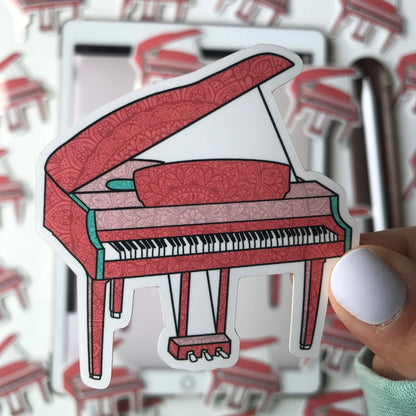 Mandala Piano  sticker