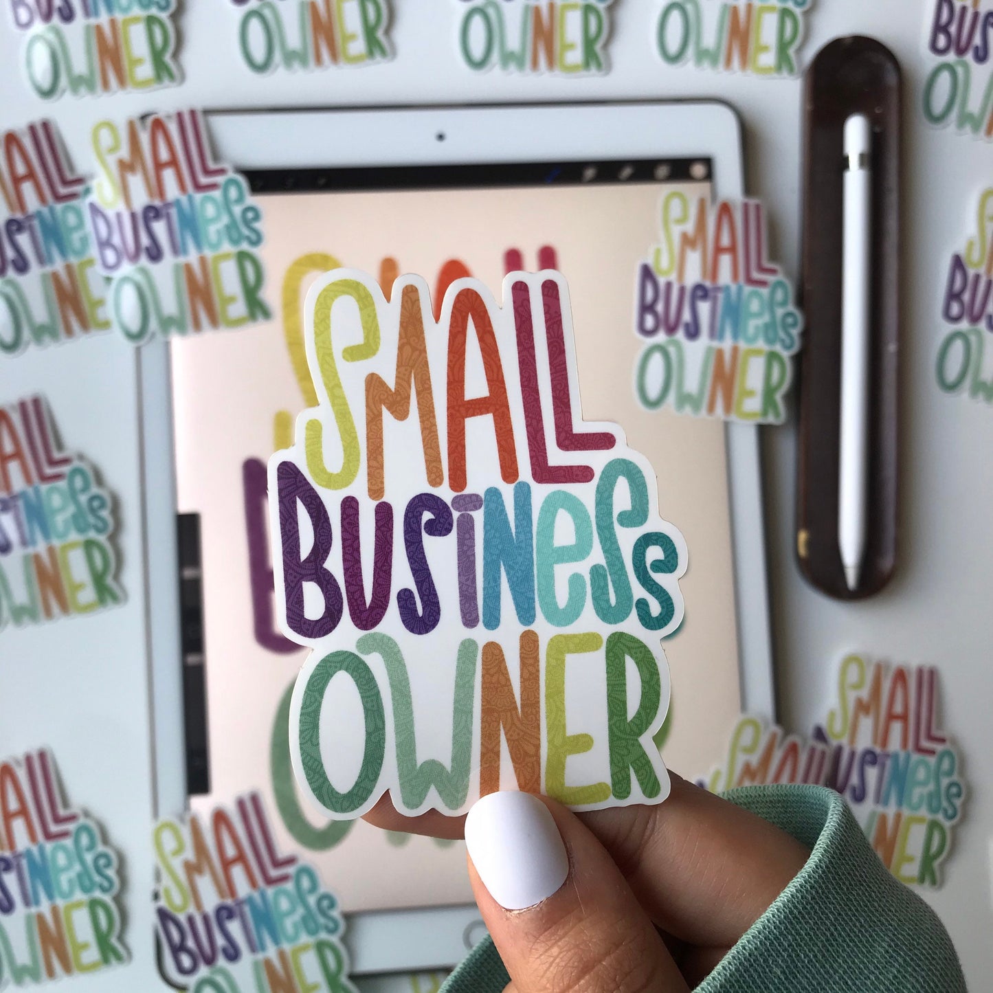 Small business owners mandala  stickers