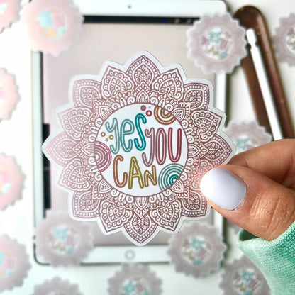 Yes you can mandala stickers