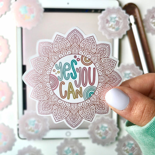 Yes you can mandala stickers
