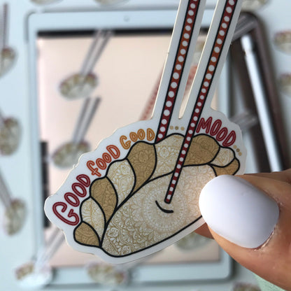 Dumplings mandala stickers