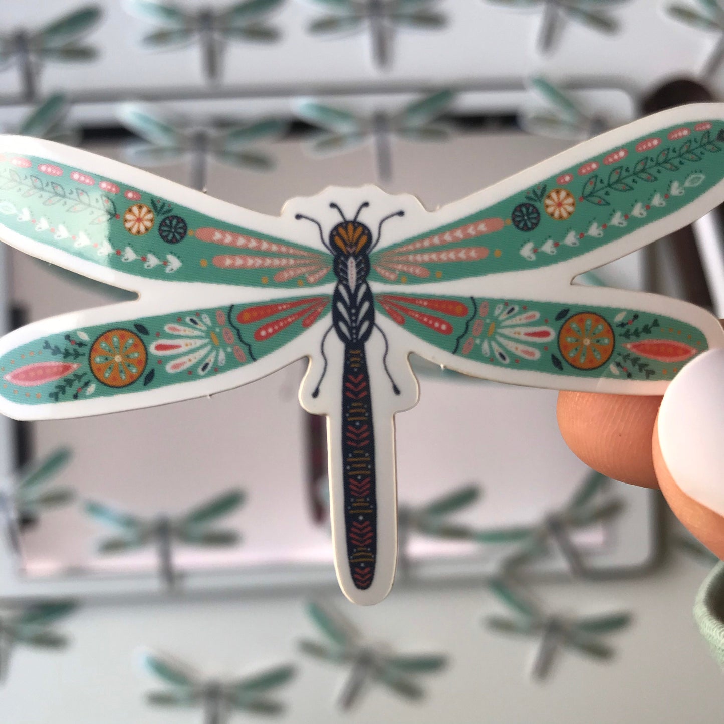 Dragonfly waterproof stickers