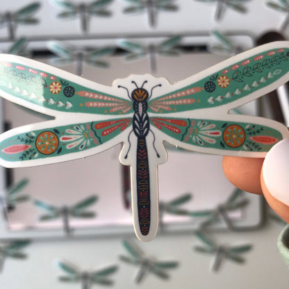 Dragonfly waterproof stickers
