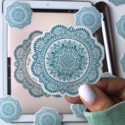 sketch mandala drawing sticker