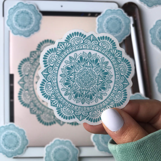 sketch mandala drawing sticker