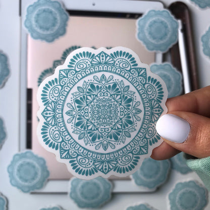 sketch mandala drawing sticker