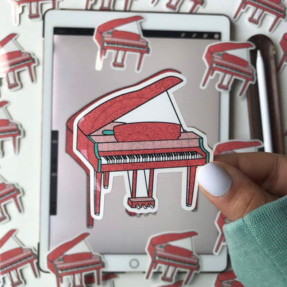 Mandala Piano  sticker