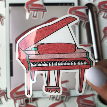 Mandala Piano  sticker