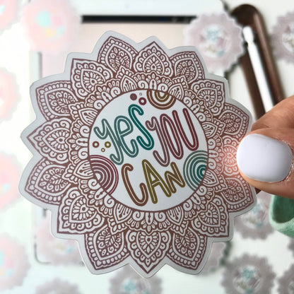 Yes you can mandala stickers