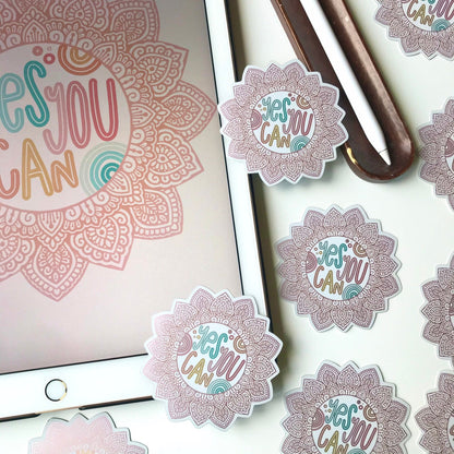 Yes you can mandala stickers
