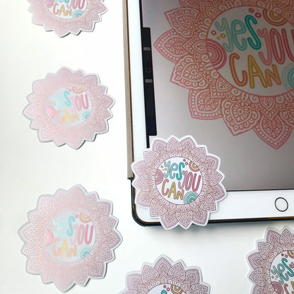 Yes you can mandala stickers