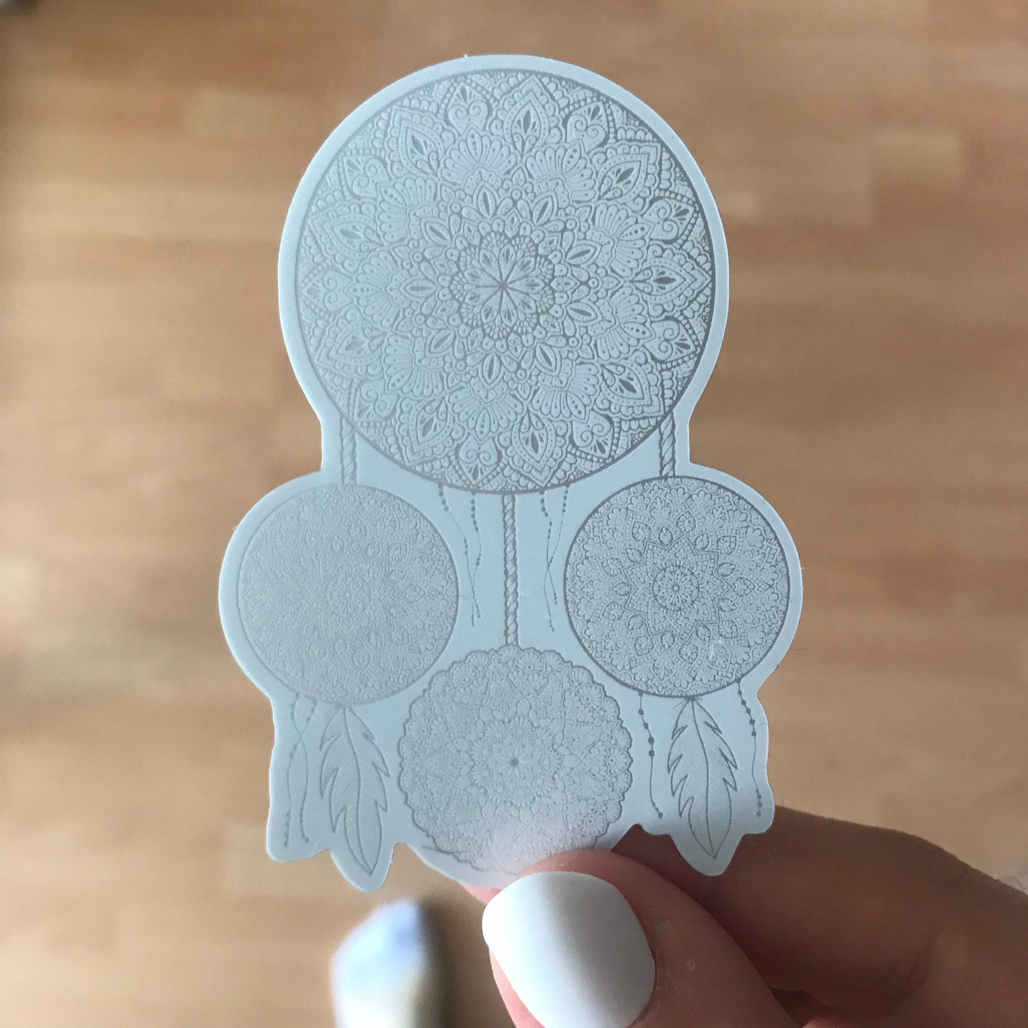 Matte holographic dreamcatcher  sticker
