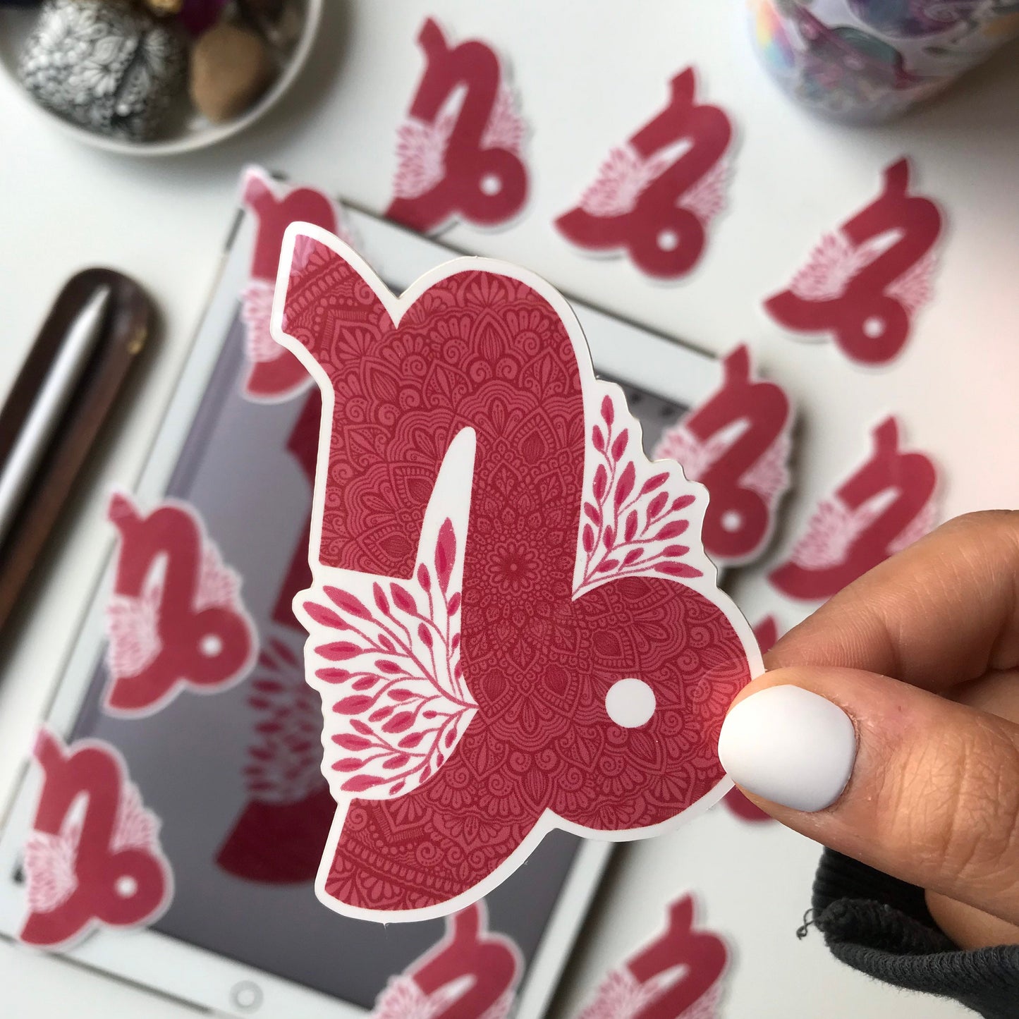 Mandala Capricorn sticker