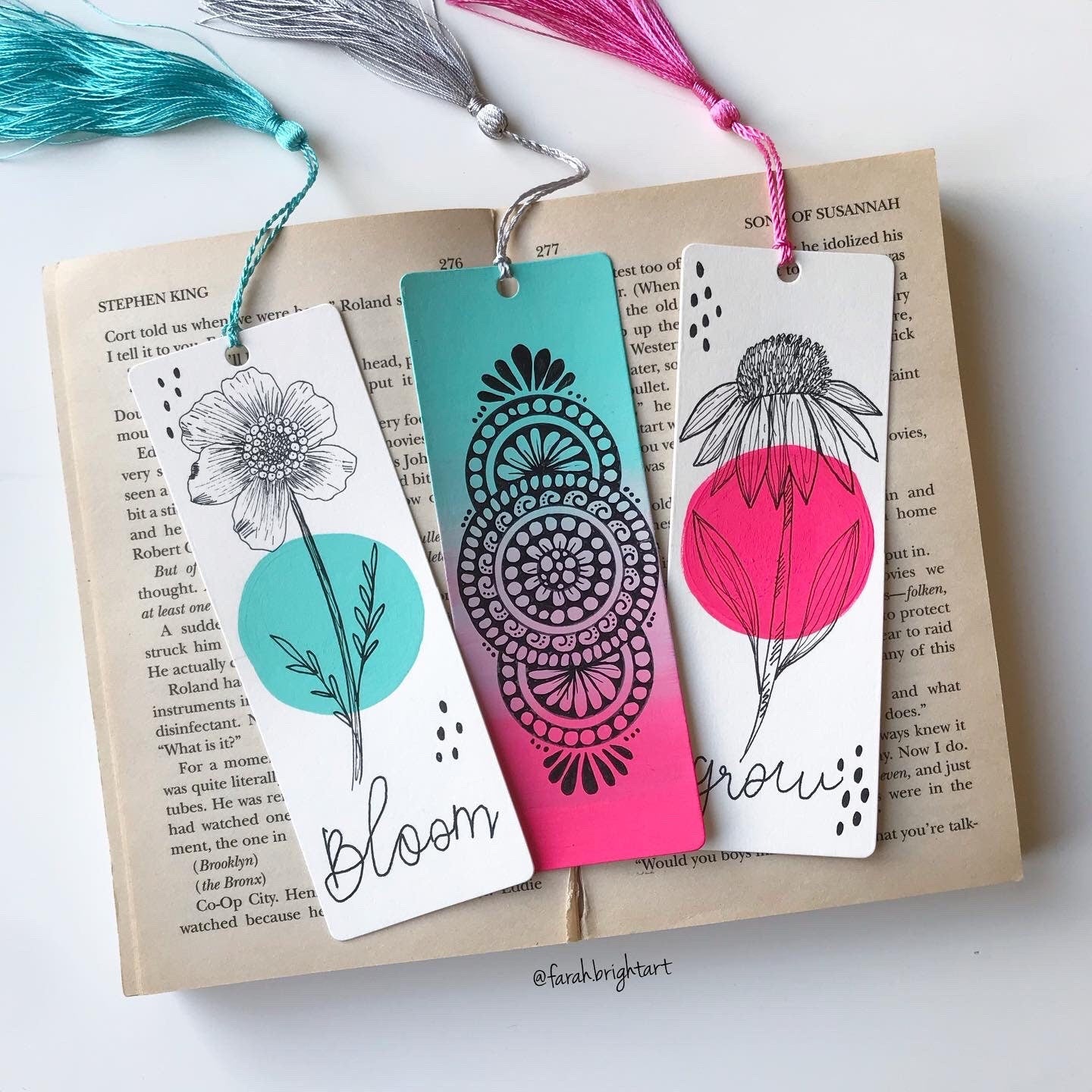 Custom Mandala bookmark
