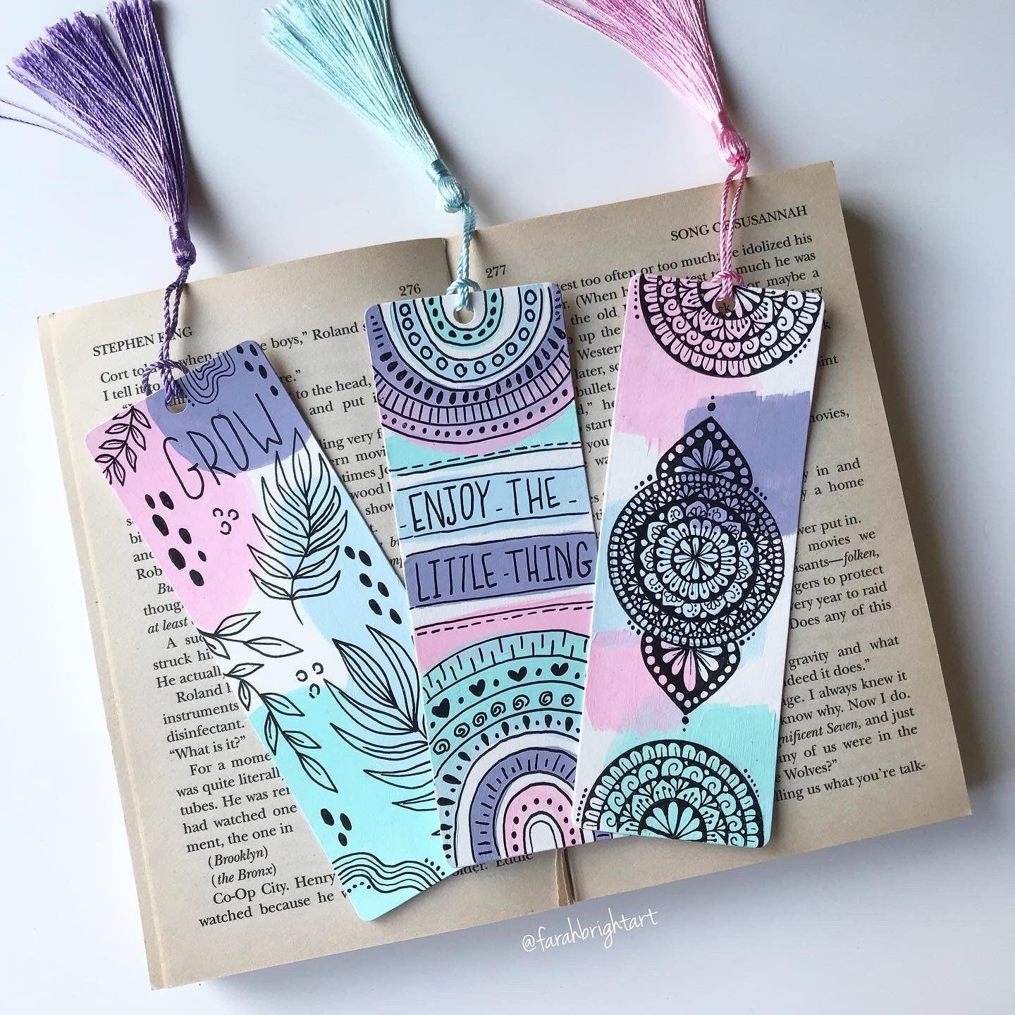 Custom Mandala bookmark