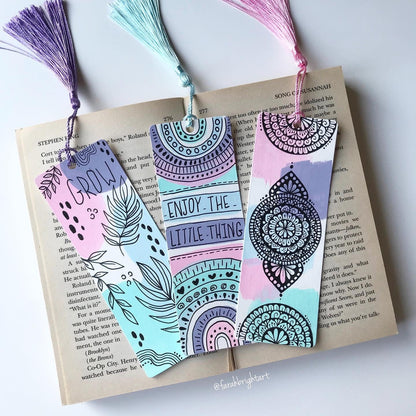 Custom Mandala bookmark
