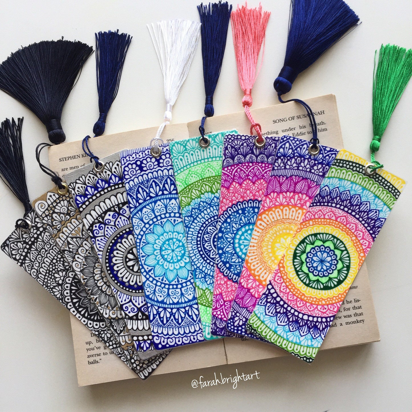 Custom Mandala bookmark