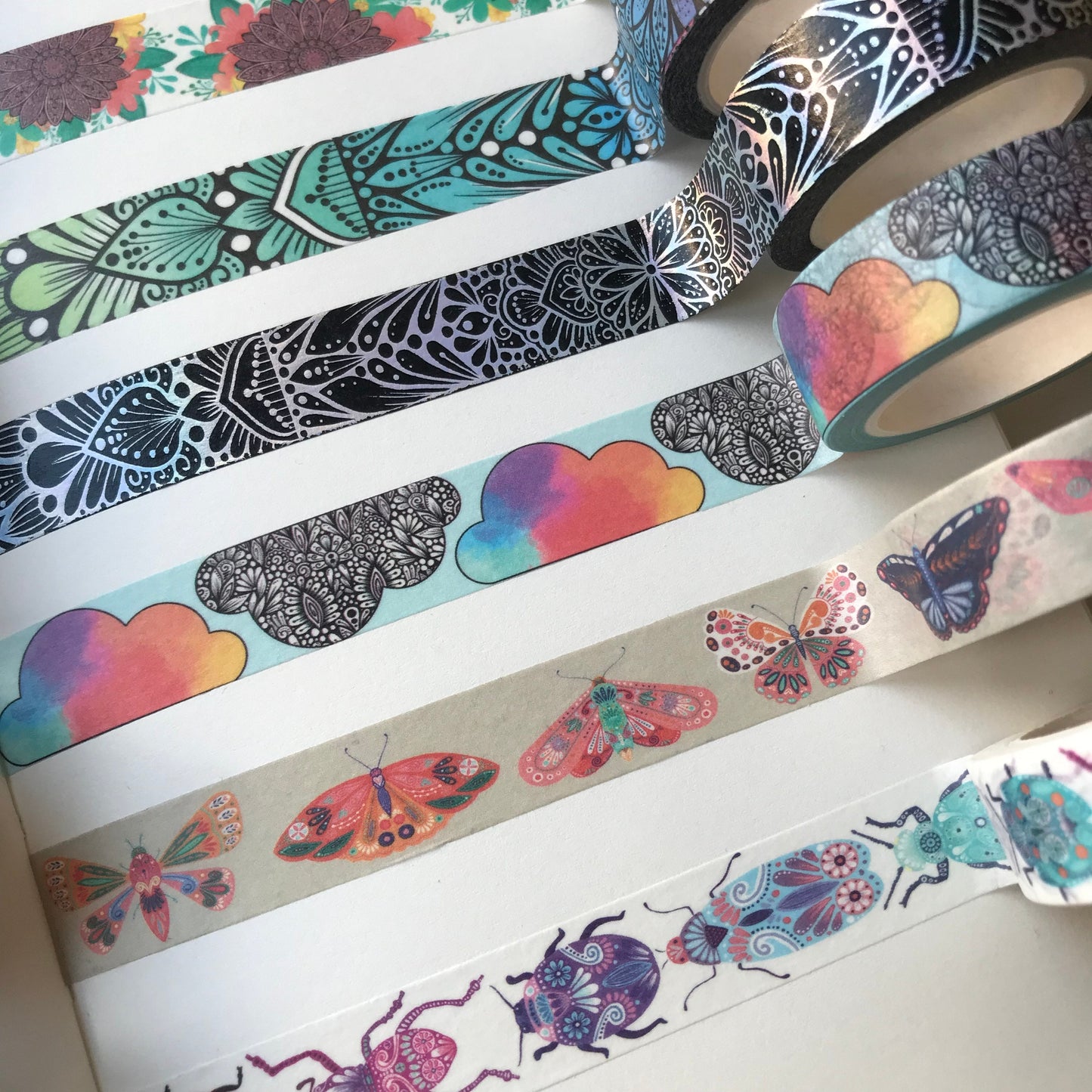 10mm Washi tape pack of 7