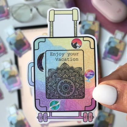 Mandala Luggage stickers