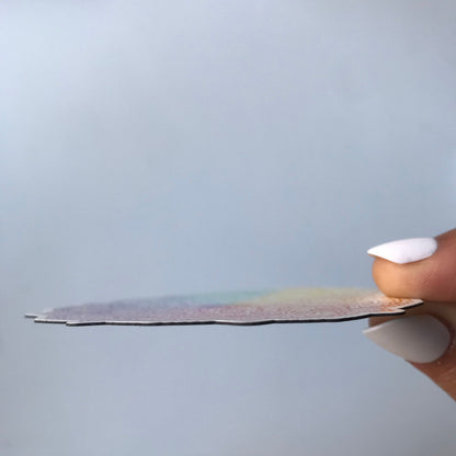 Rainbow mandala magnet