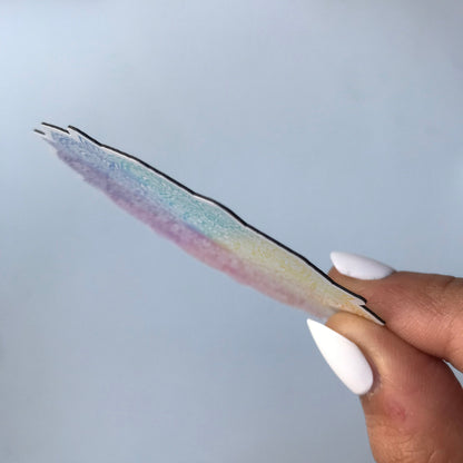 Rainbow mandala magnet