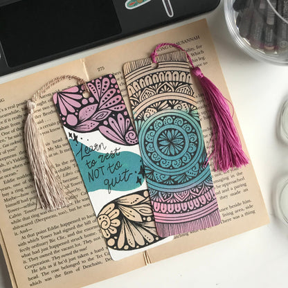 Handmade bookmark set of 2