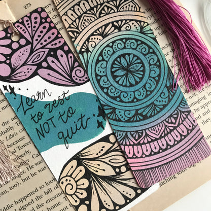 Handmade bookmark set of 2