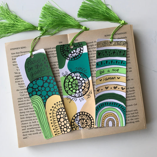 Mandala bookmark set of 3