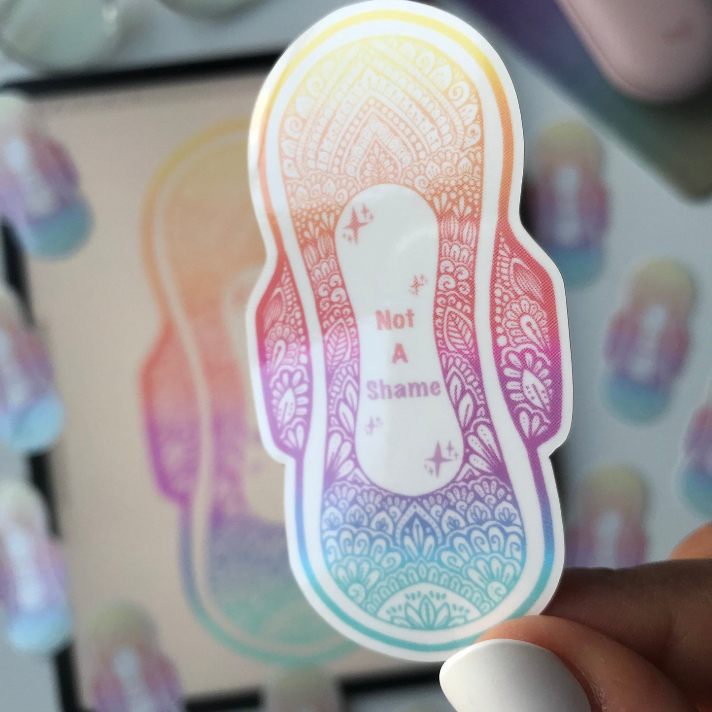Zentangle pad stickers