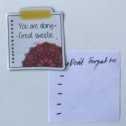 You are doing great mandala magnet